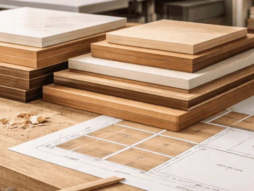 Производство шпонированных материалов и мебели на заказ